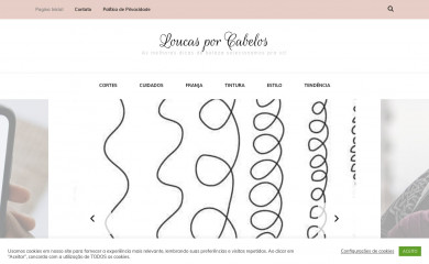 loucasporcabelos.com.br screenshot