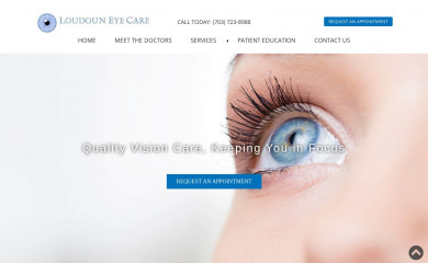 loudouneyecare.com screenshot