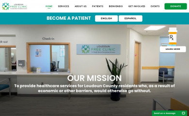 loudounfreeclinic.org screenshot