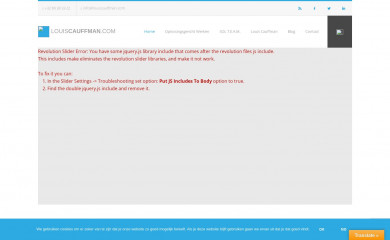 louiscauffman.com screenshot