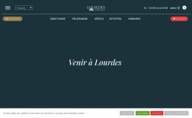 lourdes-france.com screenshot