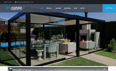 louvreroofconcepts.co.nz screenshot