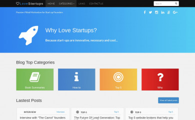love-startups.com screenshot