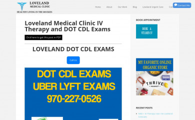 lovelandmedicalclinic.com screenshot
