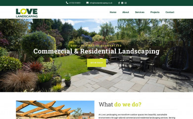 lovelandscaping.co.uk screenshot