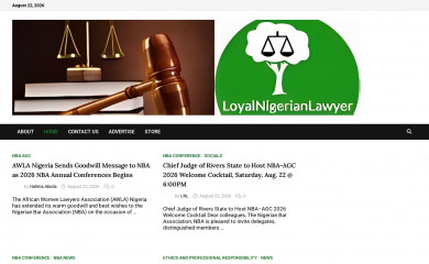 loyalnigerianlawyer.com screenshot