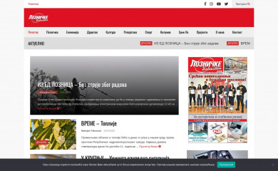 loznickenovosti.com screenshot