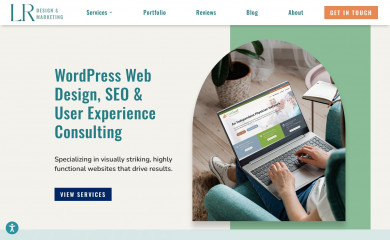lrwebsitedesign.com screenshot