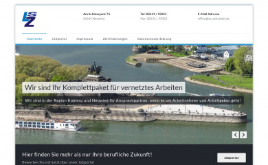 lsz-zeitarbeit.de screenshot