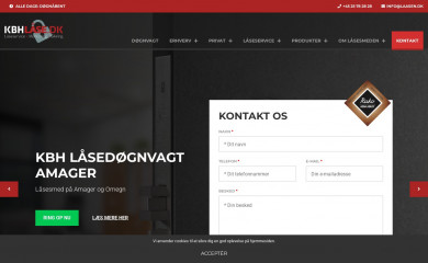 låsesmedamager.dk screenshot