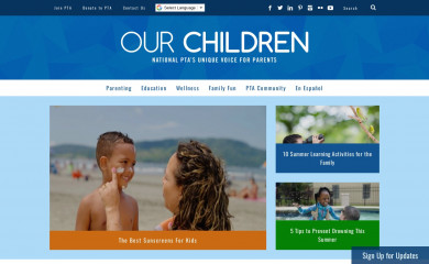 ptaourchildren.org screenshot