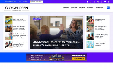 ptaourchildren.org screenshot