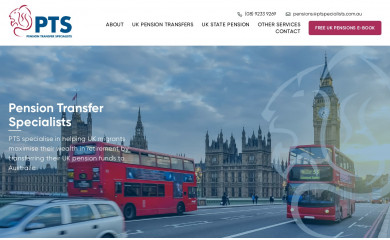 ptspecialists.com.au screenshot