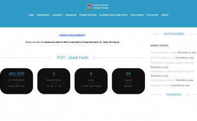 http://pucit.edu.pk screenshot