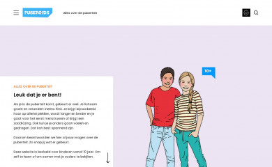 pubergids.nl screenshot