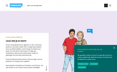 pubergids.nl screenshot