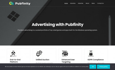pubfinity.com screenshot