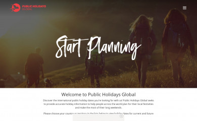 https://publicholidays.global/ screenshot