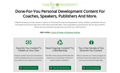 publishforprosperity.com screenshot
