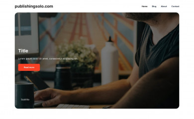 publishingsolo.com screenshot