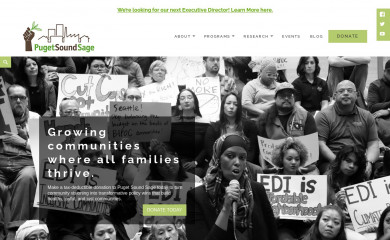 pugetsoundsage.org screenshot
