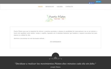 puertopilates.cl screenshot