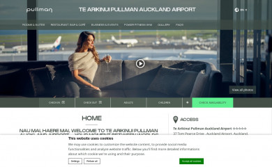 pullmanaucklandairport.com screenshot