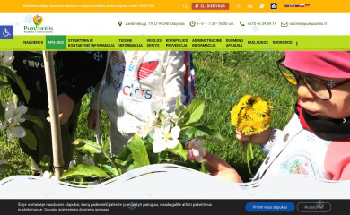 pumpurelis.lt screenshot
