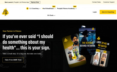 punjabifitness.com screenshot
