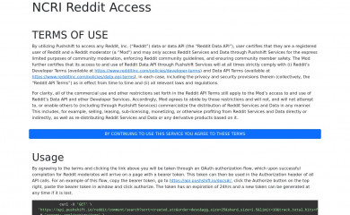 pushshift.io screenshot
