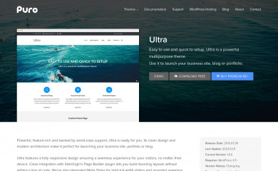 https://purothemes.com/themes/ultra/ screenshot