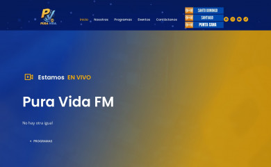 puravidafm.net screenshot