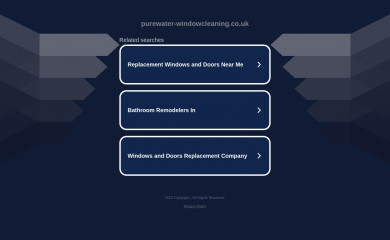 purewater-windowcleaning.co.uk screenshot
