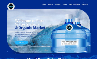 purewaterstation.com screenshot