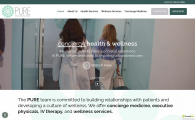 purehealthmiami.com screenshot