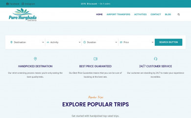 purehurghada.com screenshot