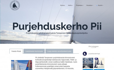 purjehduskerhopii.fi screenshot