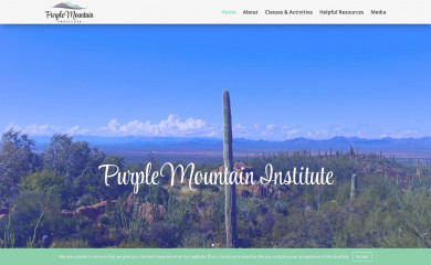 purplemountaininstitute.org screenshot