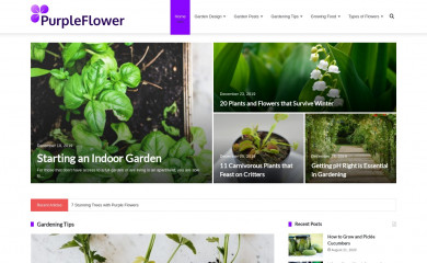 purpleflower.com screenshot