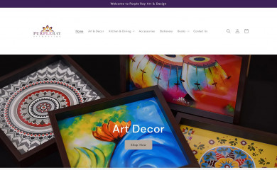 purplerayart.com screenshot