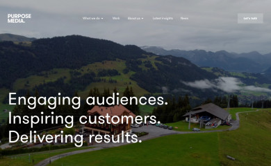 http://purposemedia.co.uk screenshot
