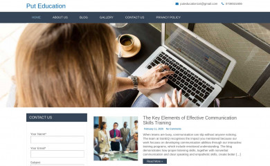 puteducation1st.com.au screenshot