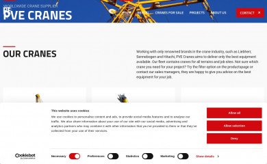 pvecranes.com screenshot