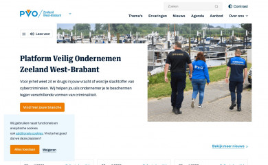 pvo-zeelandwestbrabant.nl screenshot
