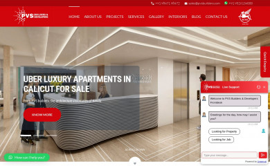 pvsbuilders.com screenshot
