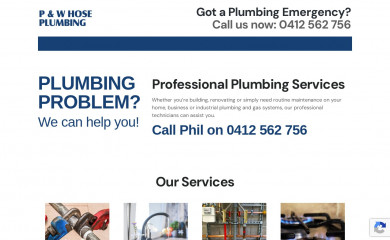 pwhose.com.au screenshot
