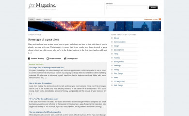 pxmag.com screenshot