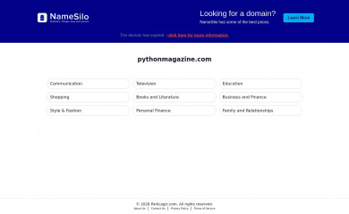 pythonmagazine.com screenshot
