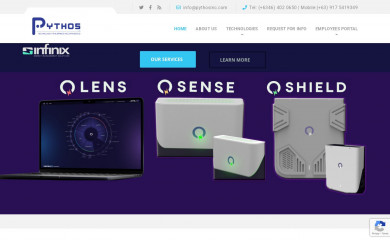 pythosinc.com screenshot