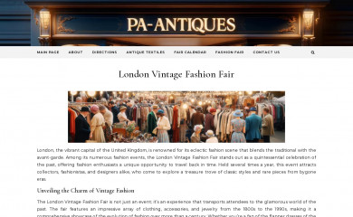 pa-antiques.co.uk screenshot